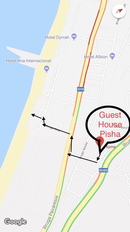 Guest House "Pisha" ドゥラス エクステリア 写真